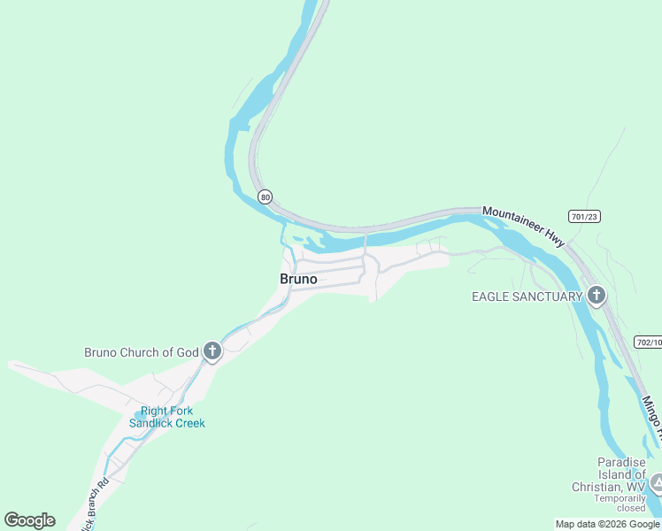 map of restaurants, bars, coffee shops, grocery stores, and more near County Highway 702/03 in Gilbert