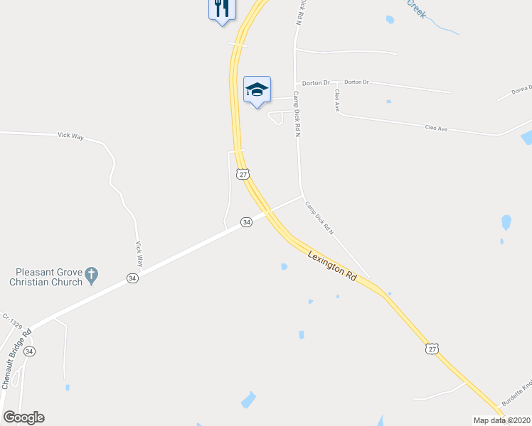 map of restaurants, bars, coffee shops, grocery stores, and more near in 