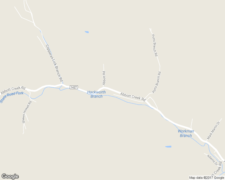 map of restaurants, bars, coffee shops, grocery stores, and more near Abbott Creek Road in Prestonsburg