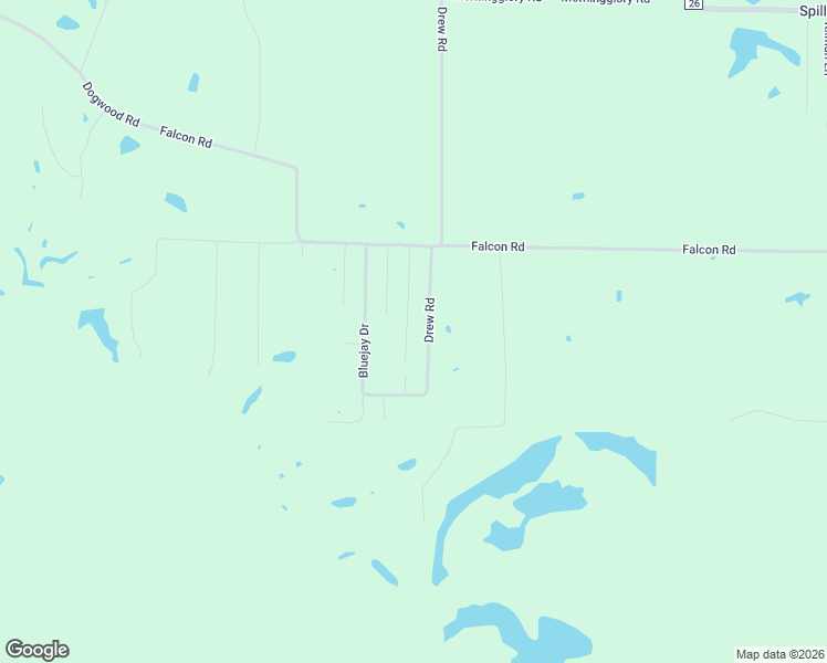 map of restaurants, bars, coffee shops, grocery stores, and more near Drew Road in Carbondale