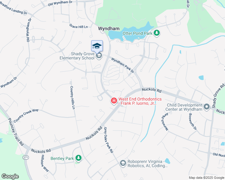 map of restaurants, bars, coffee shops, grocery stores, and more near 12110 Ashton Park Drive in Glen Allen