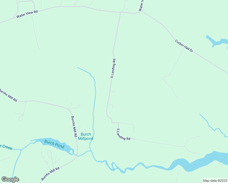 map of restaurants, bars, coffee shops, grocery stores, and more near 603 South Landing Road in Water View
