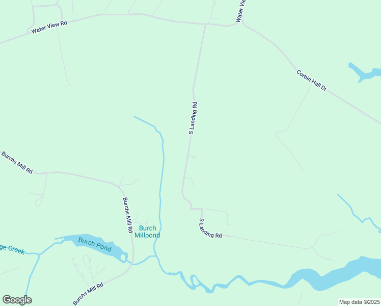 map of restaurants, bars, coffee shops, grocery stores, and more near 603 South Landing Road in Water View