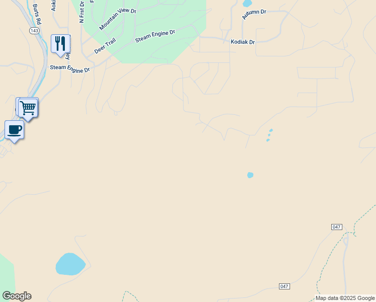 map of restaurants, bars, coffee shops, grocery stores, and more near 374 Spring Canyon Road in Cedar City