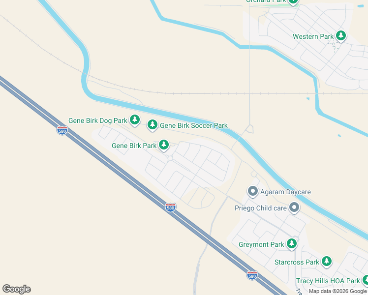 map of restaurants, bars, coffee shops, grocery stores, and more near 28563 South Lammers Road in Tracy