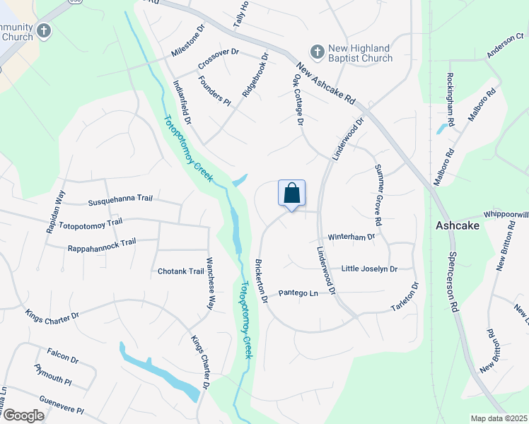 map of restaurants, bars, coffee shops, grocery stores, and more near 10374 Morning Dew Lane in Mechanicsville