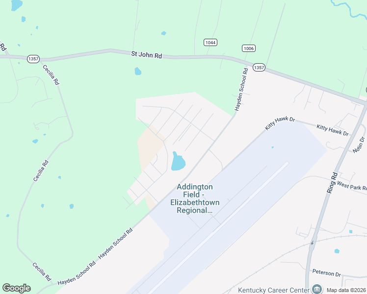 map of restaurants, bars, coffee shops, grocery stores, and more near 125 Hopewell Court in Elizabethtown