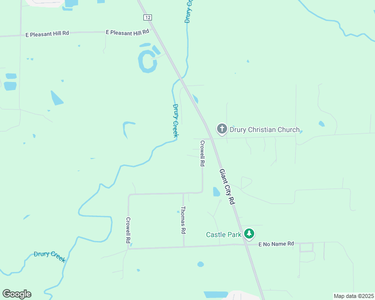 map of restaurants, bars, coffee shops, grocery stores, and more near 837 Crowell Road in Carbondale