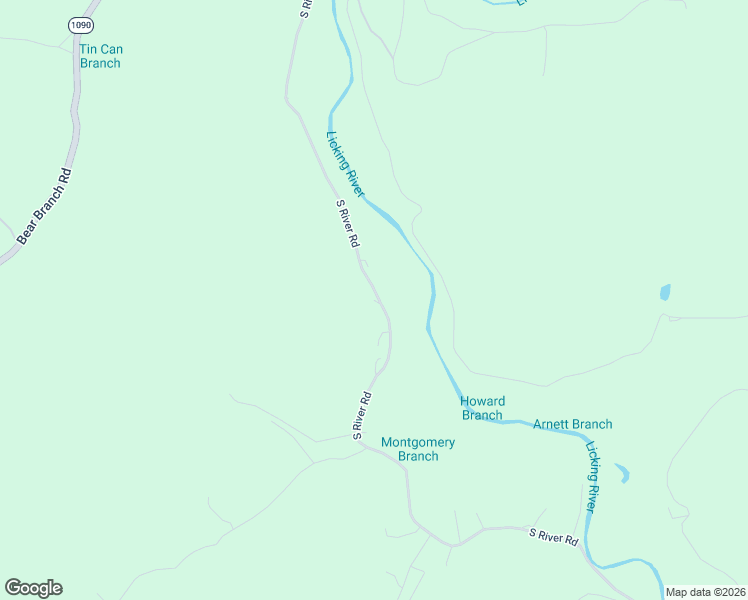 map of restaurants, bars, coffee shops, grocery stores, and more near River Road in Salyersville