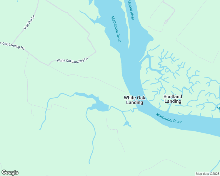 map of restaurants, bars, coffee shops, grocery stores, and more near 1292 White Oak Landing Road in King William