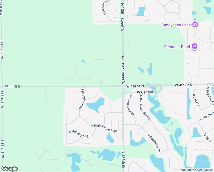 map of restaurants, bars, coffee shops, grocery stores, and more near 13812 West Central Street in Goddard