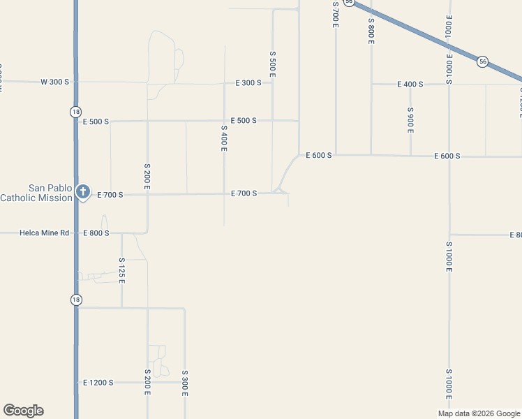 map of restaurants, bars, coffee shops, grocery stores, and more near 482 East 700 South in Beryl