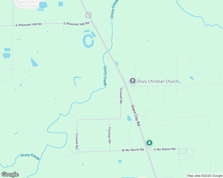 map of restaurants, bars, coffee shops, grocery stores, and more near 837 Crowell Road in Carbondale