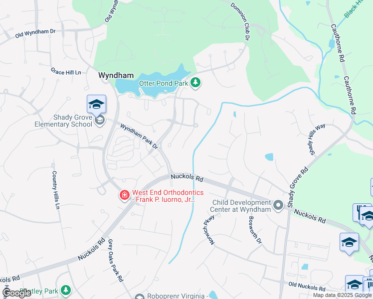 map of restaurants, bars, coffee shops, grocery stores, and more near 11804 Park Forest Way in Glen Allen