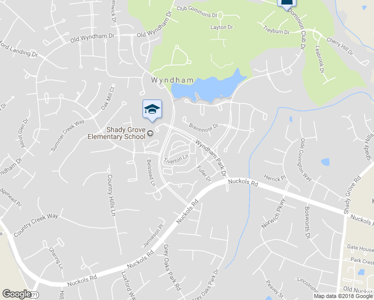 map of restaurants, bars, coffee shops, grocery stores, and more near 12207 Dalton Lane in Glen Allen