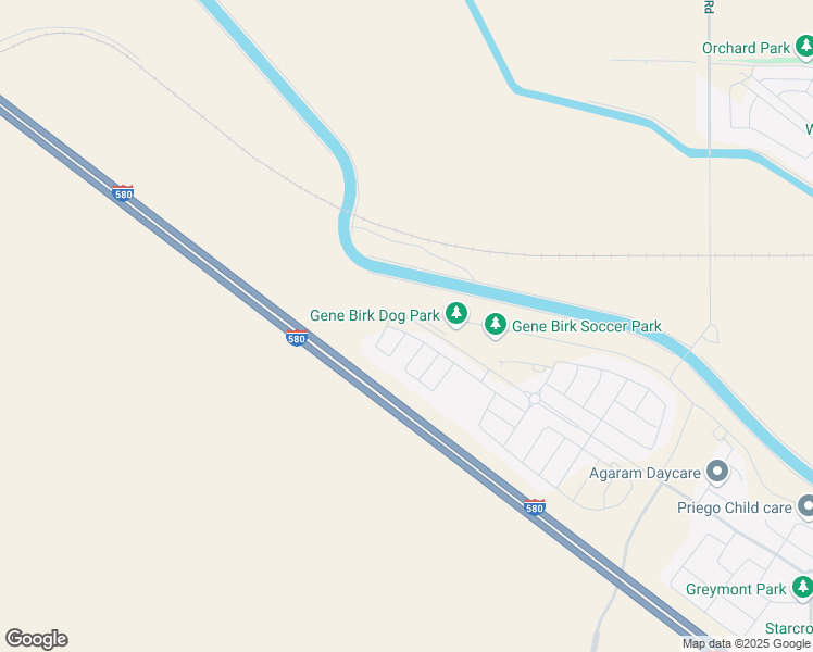 map of restaurants, bars, coffee shops, grocery stores, and more near 28301 South Lammers Road in Tracy