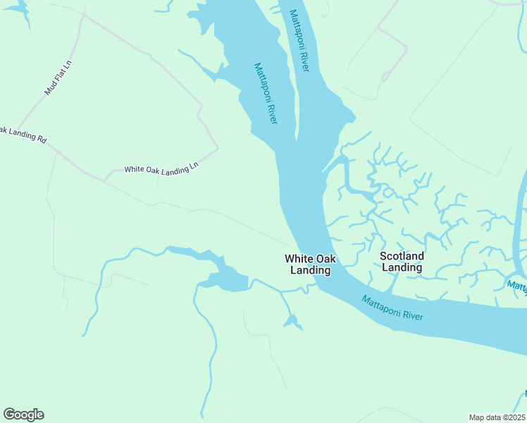 map of restaurants, bars, coffee shops, grocery stores, and more near 1292 White Oak Landing Road in King William