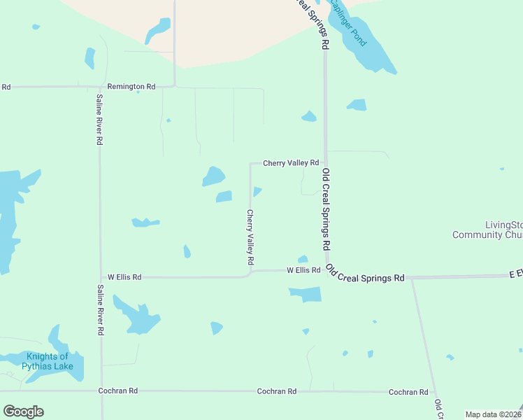 map of restaurants, bars, coffee shops, grocery stores, and more near 6600-7098 Cherry Valley Road in Marion
