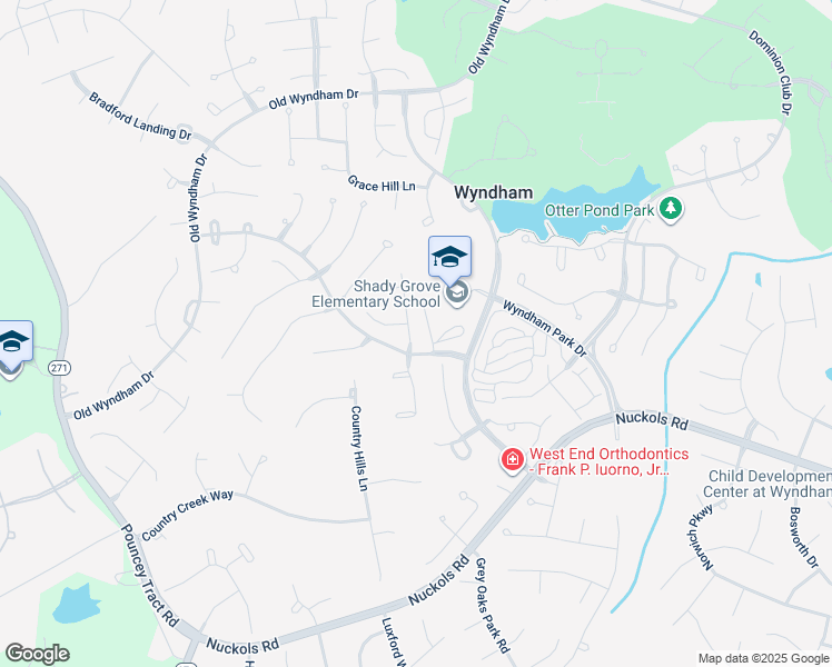 map of restaurants, bars, coffee shops, grocery stores, and more near 5709 Creek Mill Way in Glen Allen