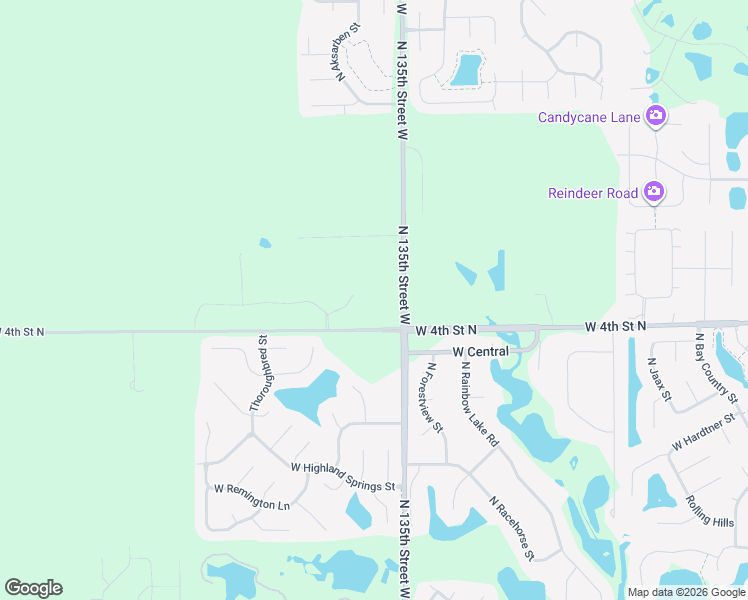 map of restaurants, bars, coffee shops, grocery stores, and more near 13664-13810 West Central Street in Goddard