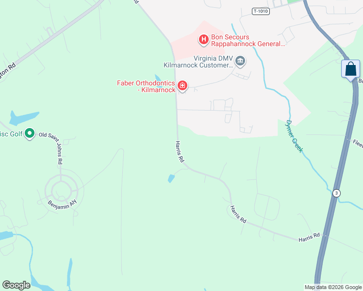 map of restaurants, bars, coffee shops, grocery stores, and more near 940 Harris Road in Kilmarnock