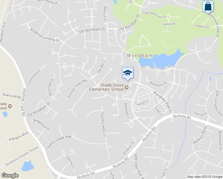 map of restaurants, bars, coffee shops, grocery stores, and more near 12308 Creek Mill Place in Glen Allen
