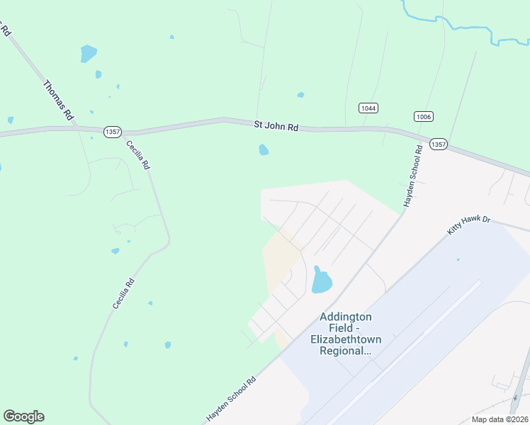 map of restaurants, bars, coffee shops, grocery stores, and more near 126 Hopewell Court in Elizabethtown