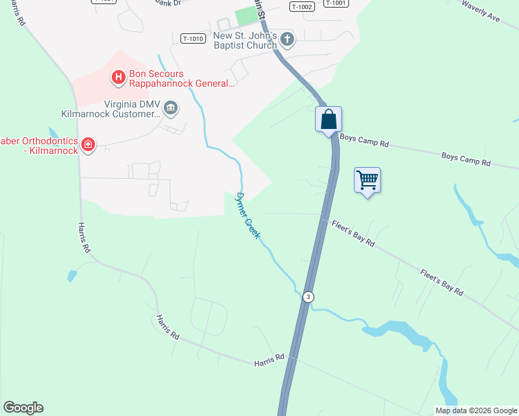 map of restaurants, bars, coffee shops, grocery stores, and more near 201 New South Road in Kilmarnock