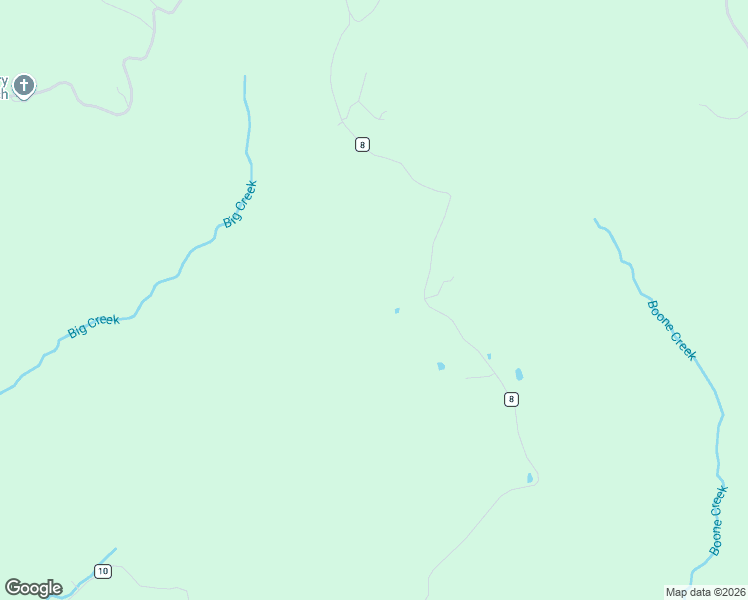map of restaurants, bars, coffee shops, grocery stores, and more near 2134 Powley Creek in Hinton
