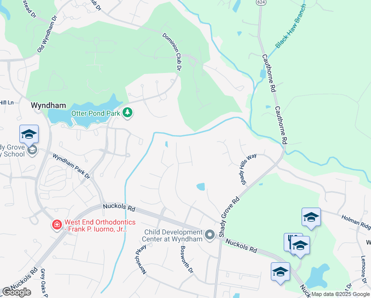 map of restaurants, bars, coffee shops, grocery stores, and more near 11813 Brandons Court in Glen Allen