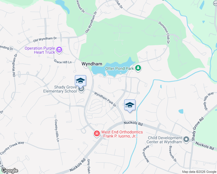 map of restaurants, bars, coffee shops, grocery stores, and more near 11912 Lerade Court in Glen Allen
