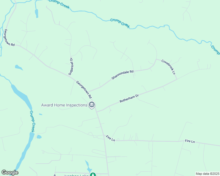 map of restaurants, bars, coffee shops, grocery stores, and more near 7295 Shannondale Road in Mechanicsville