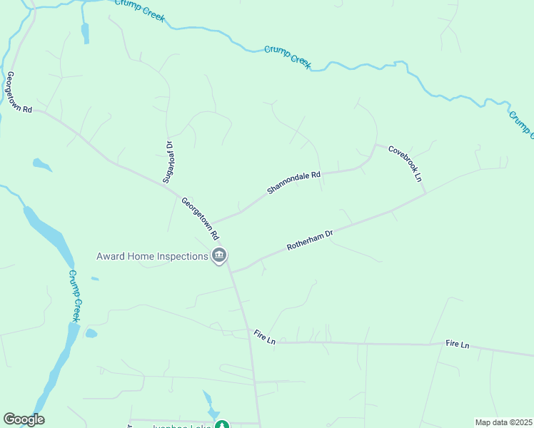 map of restaurants, bars, coffee shops, grocery stores, and more near 7295 Shannondale Road in Mechanicsville