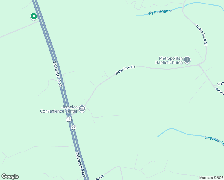 map of restaurants, bars, coffee shops, grocery stores, and more near 406 Water View Road in Water View