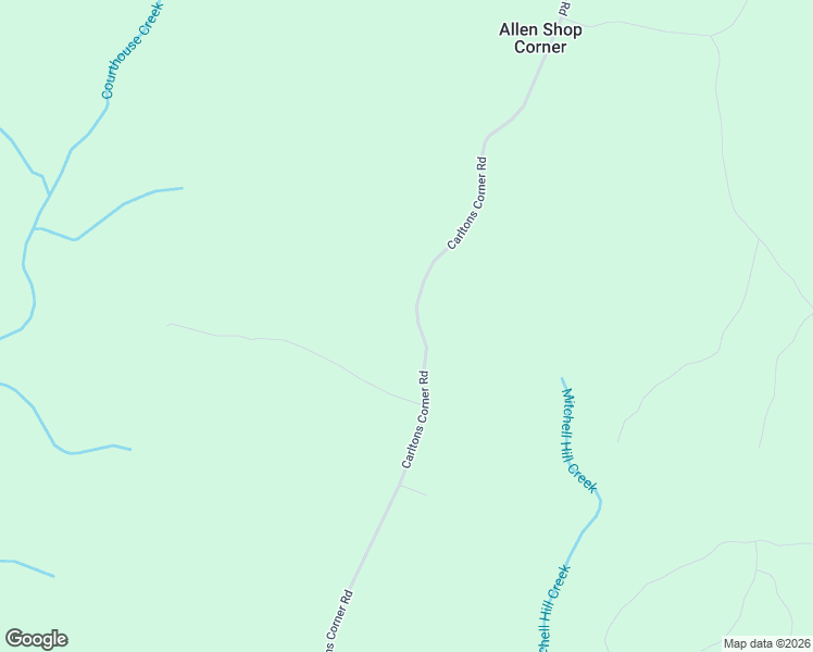 map of restaurants, bars, coffee shops, grocery stores, and more near 2369 Carltons Corner Road in King and Queen Court House