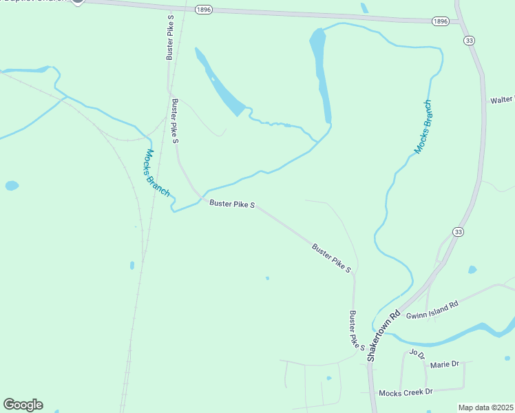 map of restaurants, bars, coffee shops, grocery stores, and more near Buster Pike South in Danville