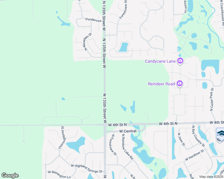 map of restaurants, bars, coffee shops, grocery stores, and more near 854-1046 North 135th Street West in Wichita