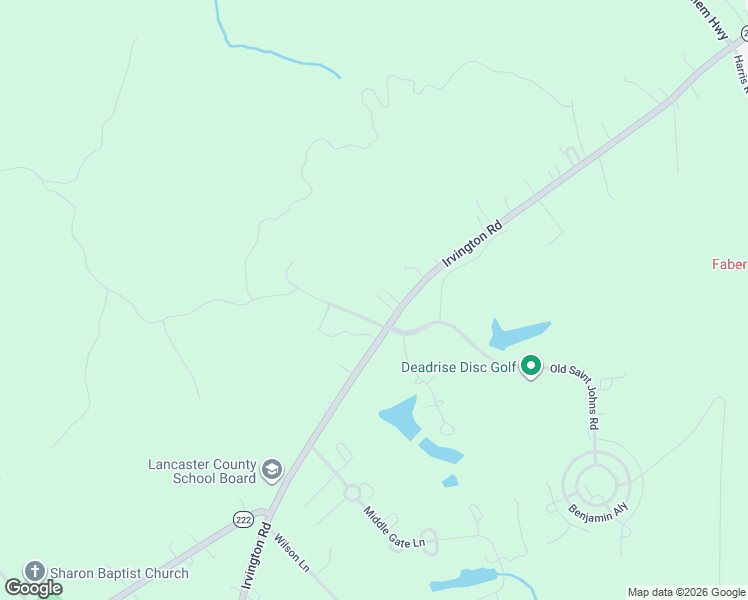 map of restaurants, bars, coffee shops, grocery stores, and more near 1836 Irvington Road in Weems