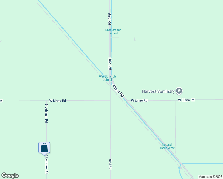 map of restaurants, bars, coffee shops, grocery stores, and more near 28301 South Bird Road in Tracy