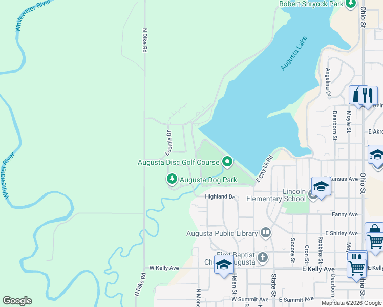 map of restaurants, bars, coffee shops, grocery stores, and more near 2000 Carter Avenue in Augusta