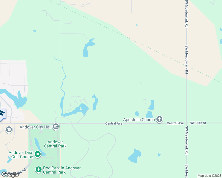 map of restaurants, bars, coffee shops, grocery stores, and more near 2120 East Central Avenue in Andover