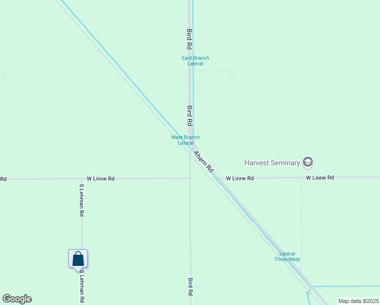 map of restaurants, bars, coffee shops, grocery stores, and more near 28301 Bird Road in Tracy
