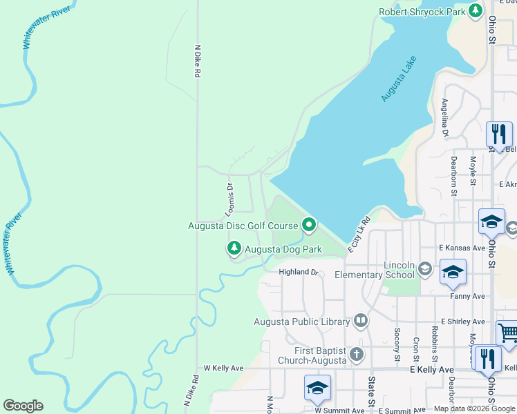 map of restaurants, bars, coffee shops, grocery stores, and more near 2000 Carter Avenue in Augusta