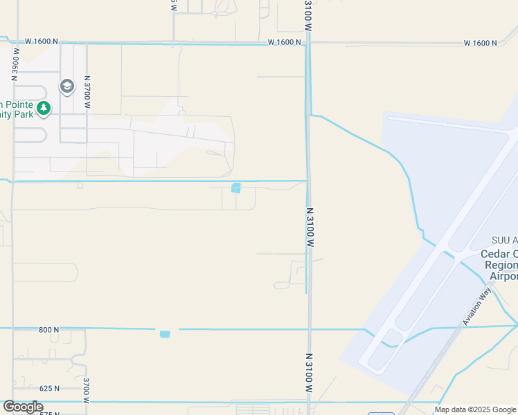 map of restaurants, bars, coffee shops, grocery stores, and more near 1130 Indigo Street in Cedar City