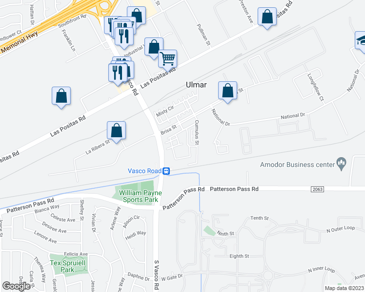 map of restaurants, bars, coffee shops, grocery stores, and more near 977 Flurry Drive in Livermore