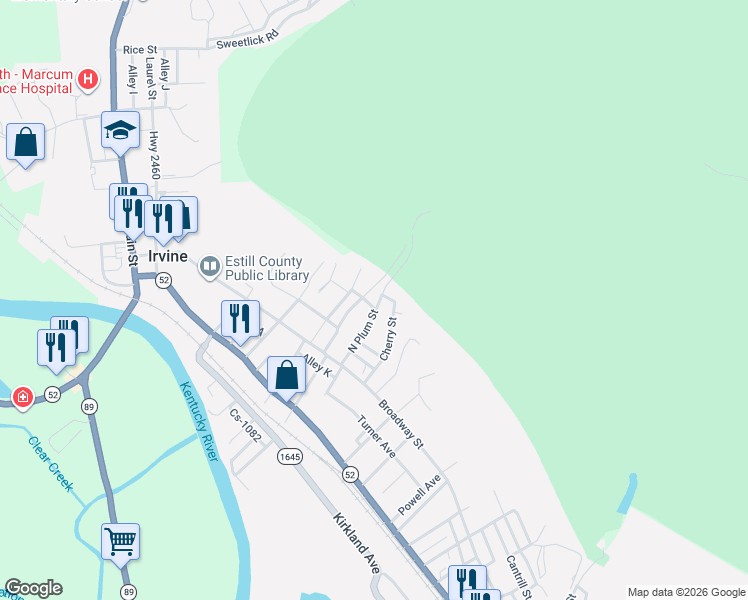 map of restaurants, bars, coffee shops, grocery stores, and more near 210 Cardinal Court in Irvine