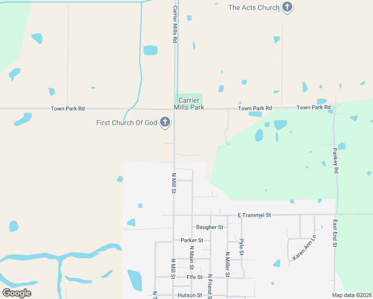 map of restaurants, bars, coffee shops, grocery stores, and more near 30-198 Carrier Mills Road in Carrier Mills
