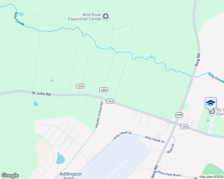 map of restaurants, bars, coffee shops, grocery stores, and more near 1711 Saint John Road in Elizabethtown