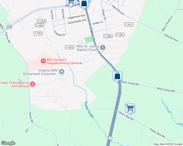 map of restaurants, bars, coffee shops, grocery stores, and more near 158 Dilvers Road in Kilmarnock