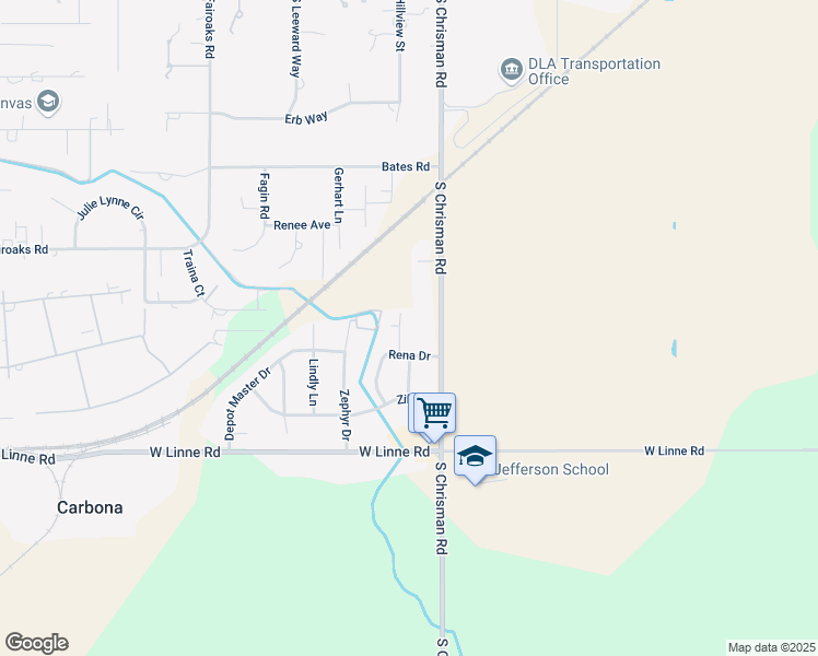 map of restaurants, bars, coffee shops, grocery stores, and more near 28154 Alycia Way in Tracy
